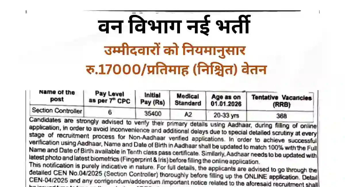 van-vibhag-nayi-bharti