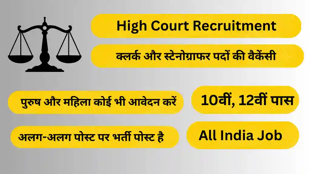 High Court Recruitment