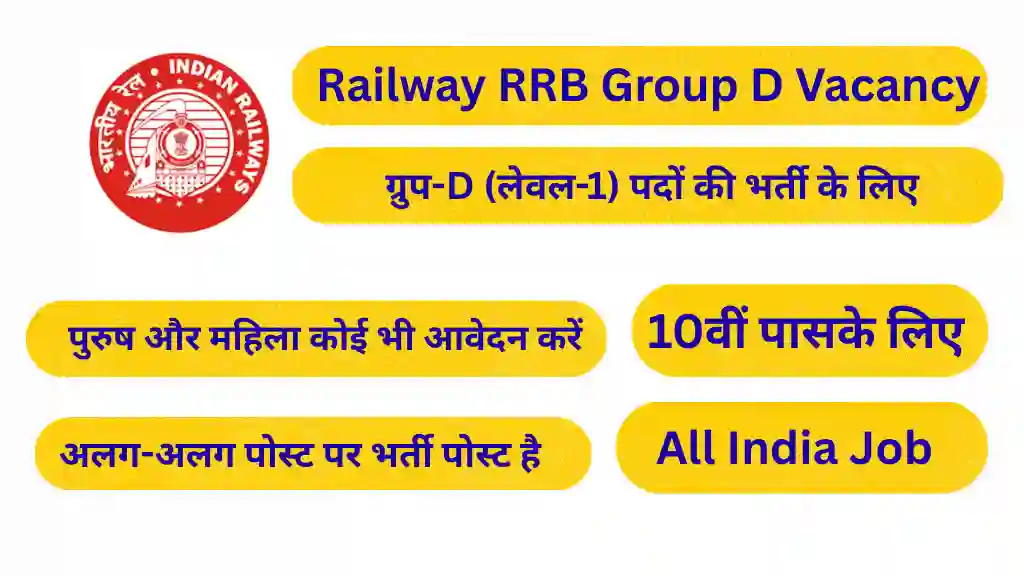 Railway RRB Group D Vacancy 2026