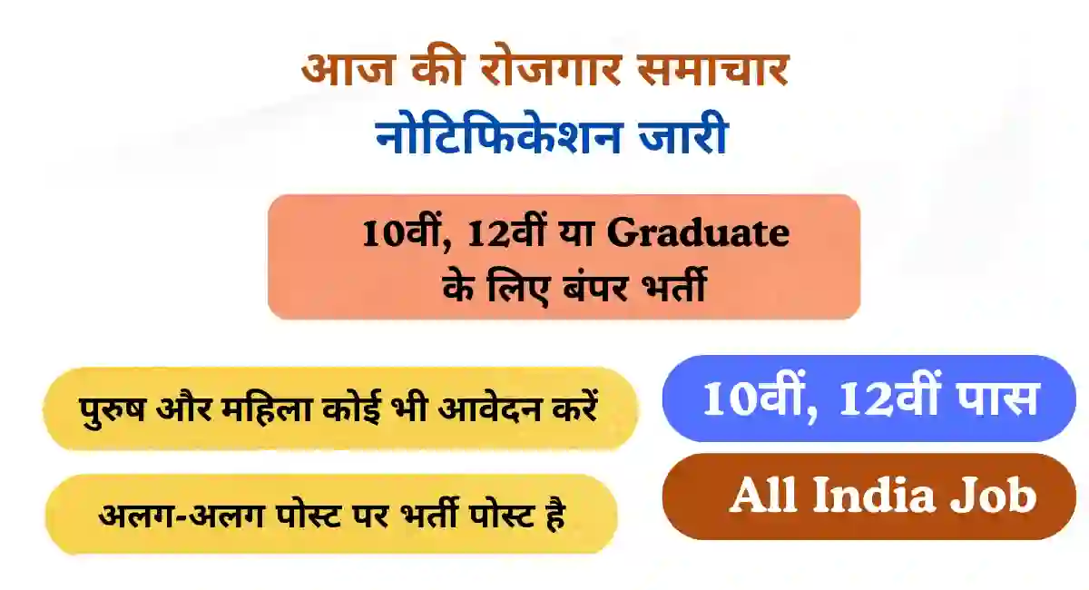 Rojgar Samachar Today 2026