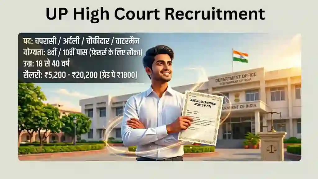 UP High Court Peon Recruitment